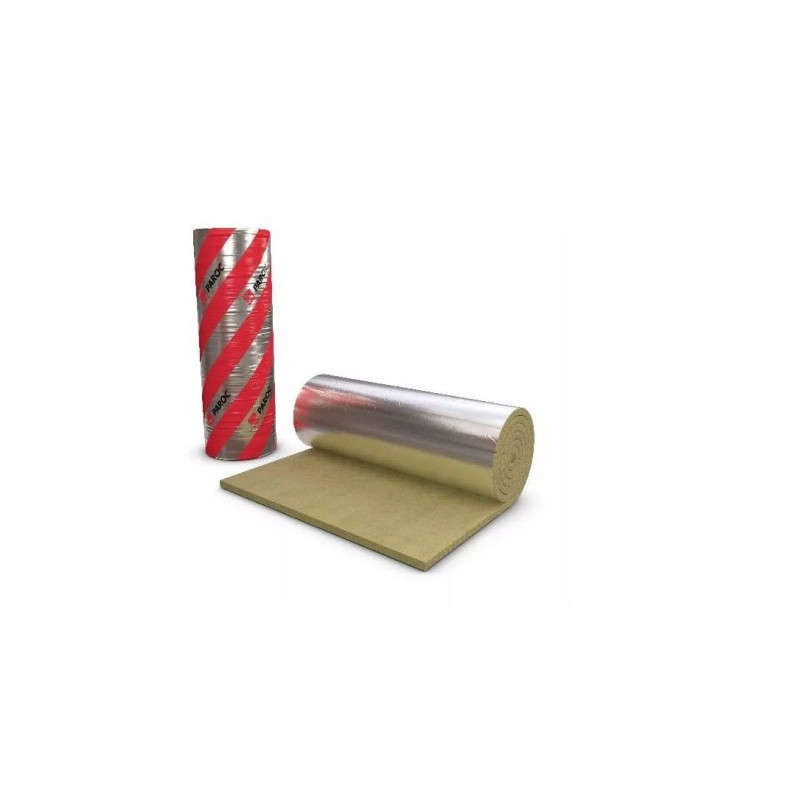 PAROC Pro Mat 100 AluCoat - високотемпературна ізоляція 350 С. Фольгований утеплювач для димоходу.