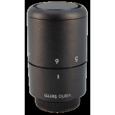 Термостатична головка Tucan GS.10 (різьба M30x1,5), структ. чорний, 000M666A014