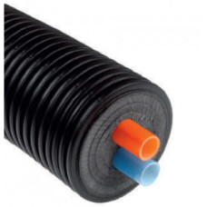 Труба ізольована РЕХ гнучка Heating DOUBLE 200/63x5.8 PE-Xa SDR11 PN6