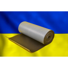 Самоклеючий спінений каучук для шумоізоляції та теплоізоляції, товщина 13 мм (рулон/аркуш). Шумоізоляція стін, стелі та приміщень